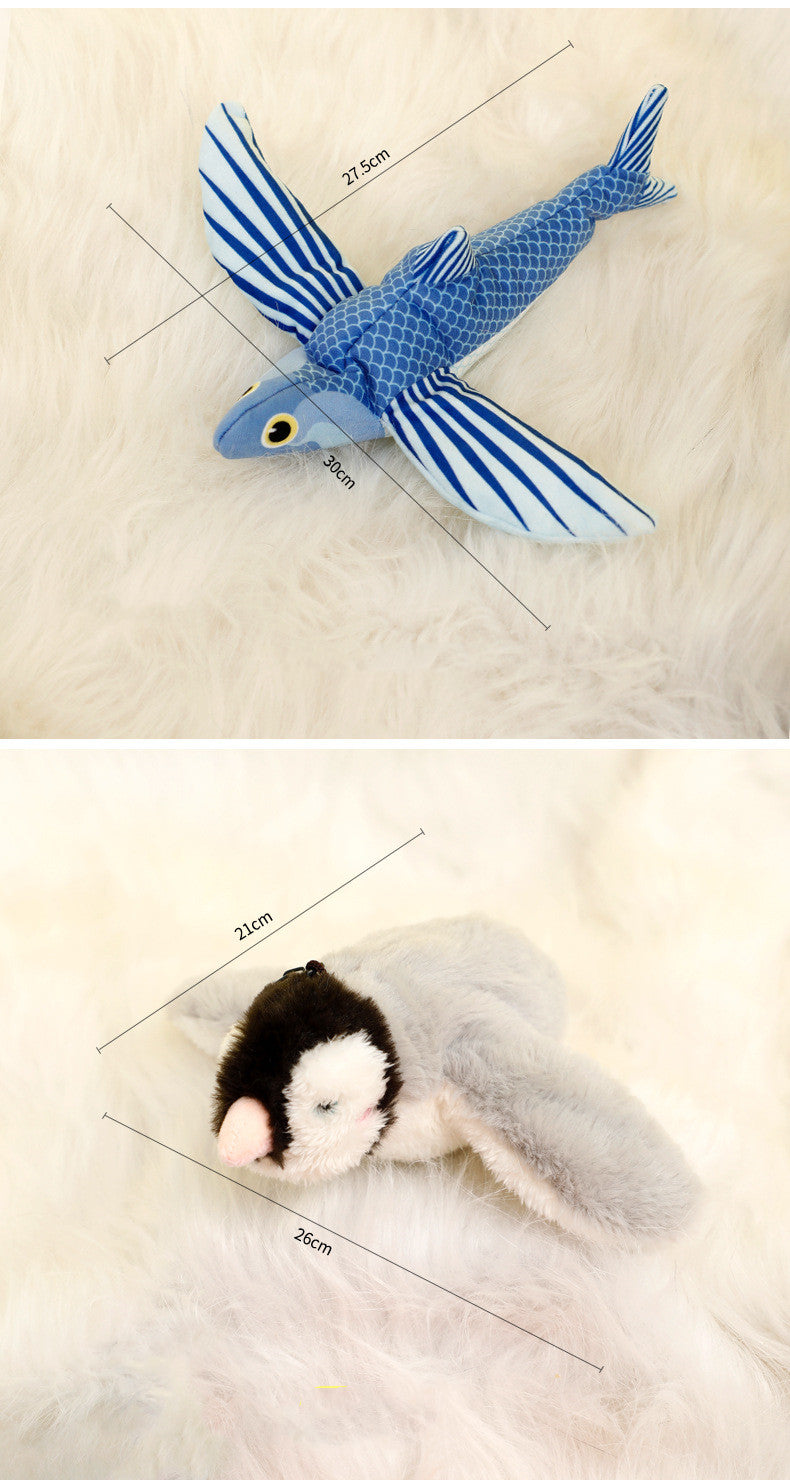 Fish Jumping Winged Bird